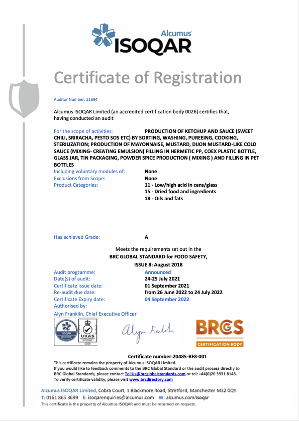 BRC GS